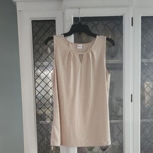 Wiholl Tan Tank Top